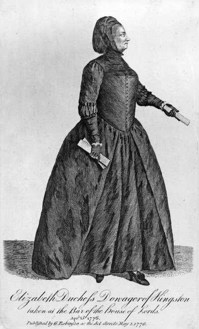 Elizabeth Chudleigh, Countess of Bristol and Duchess of Kingston by English School